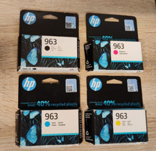 Image of Genuine HP 963 Black Cyan Magenta Yellow ink cartridges - FREE UK DELIVERY! VAT