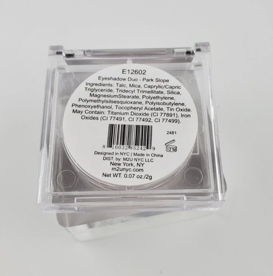 M2Ü M2U NYC Park Slope Hill Eyeshadow Duo E12602 2g / .07oz - Image 2 of 3