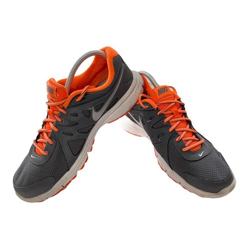 Nike Revolution 2 Mens Size 9.5 Gray Orange Athletic Running Shoes Sneakers  | eBay
