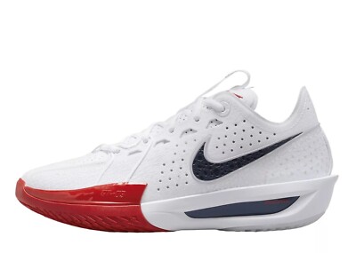 Nike Air Zoom GT Cut 3 'USA' Men Shoes, White/Red/Obsidian, HM9425