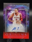 Seth Lundy 2023-24 Panini Origins Rookie Autographs Orange 86/99