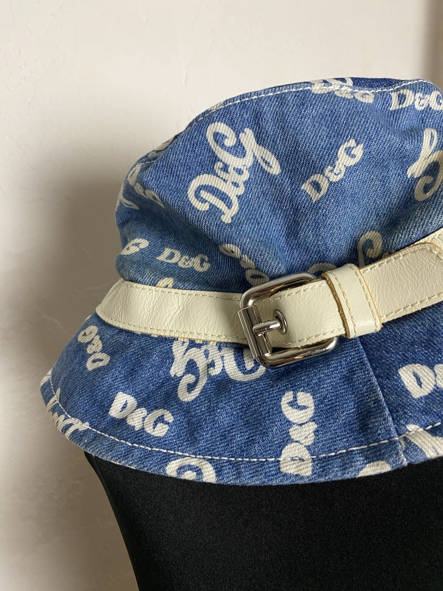 vintage italy製 Dolce & Gabbana denim cap Dolce & Gabbana - Boys Blue Denim Patchwork Cap