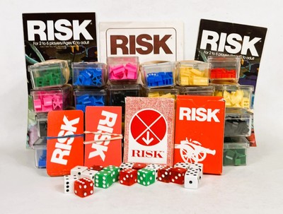 Risk Ebay Risk Board Game Replacement Pieces 4lb Box Various Years Resellers Lot ...