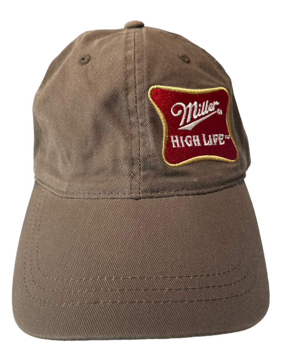 Miller High Life Beer Logo Baseball Hat Cap Adjustabl… Gem