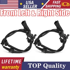2*Front Driver & Passenger Side ABS Wheel Speed Sensor For Chevrolet Buick Regal