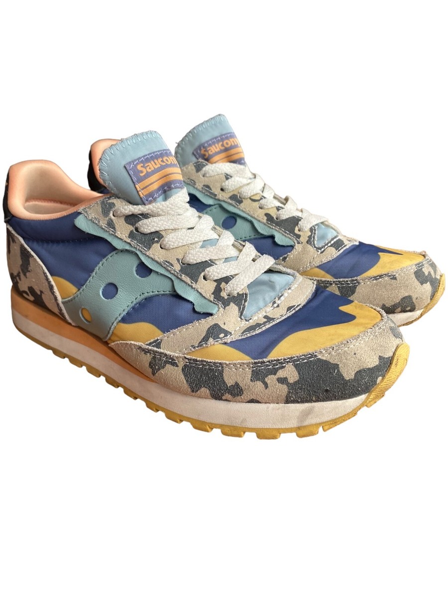 Saucony Jazz 81 Cow Yellow/Blanc Men's Trainers Size US 9, UK