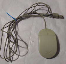 TESTED IBM PS/2 Vintage Computer PC Mouse 33G5430 w/ 10' Cable Free Shipping 