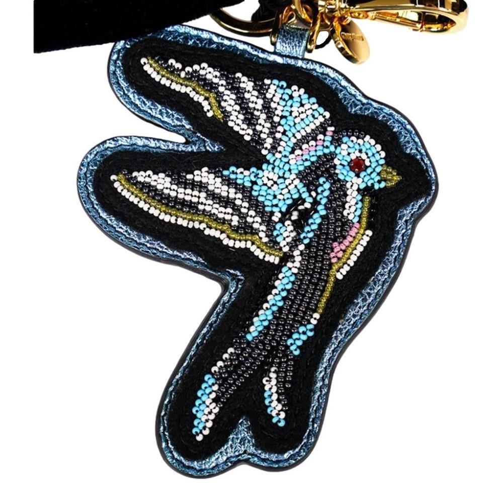 miu miu TRICK MIT - PLEX キーホルダー miumiu Cat Keyring TRICK MIT PLEX Blue Metal Bag Charm