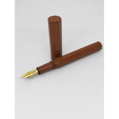 Lotus Octa in Nikko Ebonite Fitted With Jowo #6 Stainless Steel Fountain Pen