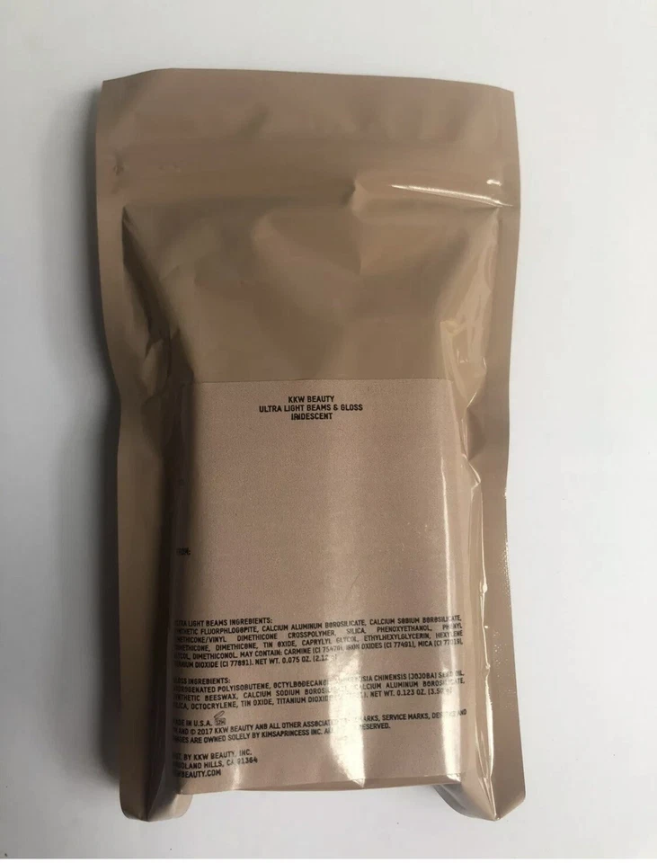 KKW Beauty Ultra Light Beams IRIDESCENT Duo Highlighter & Gloss 100 % Authentic - Image 4 of 4