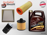 Set Service 4 Filter Und ÖL Lancia Musa 1.6 Multijet (Start & Stop) Von 2008