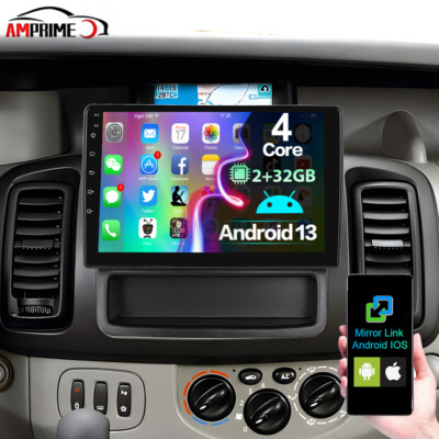 Android 13 Autoradio GPS NAVI Für Nissan Primastar Opel Vivaro B Renault Trafic