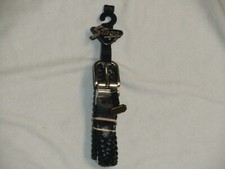 Stagg Braided Leather Belt, Boys Size L, 28-30  Black/Navy, 0204785-00R