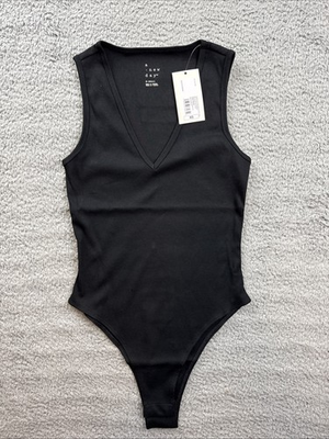 #ad A New Day Women#x27;s Size XS Black Tank Bodysuit $12.00
