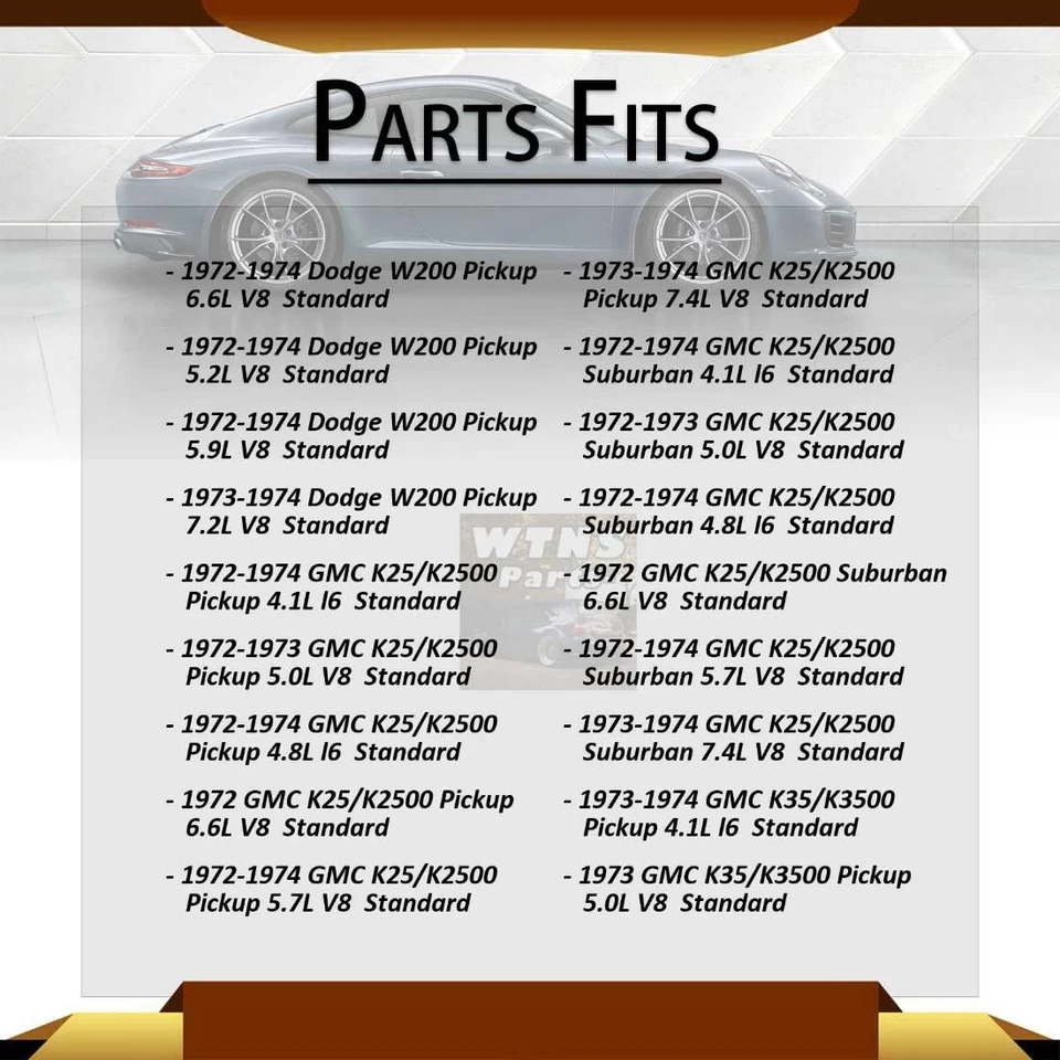 Se adapta a Ford Bronco GMB 1978 1979 1980 1981 ruedas delanteras todas las juntas junta universal Foto 3 de 4