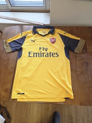Arsenal 2016 - 2017 Away football soccer Puma shirt jersey kit mens medium