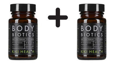 2 x KIKI Health Body Biotics, 400mg - 60 vcaps (666,11 EUR/kg)