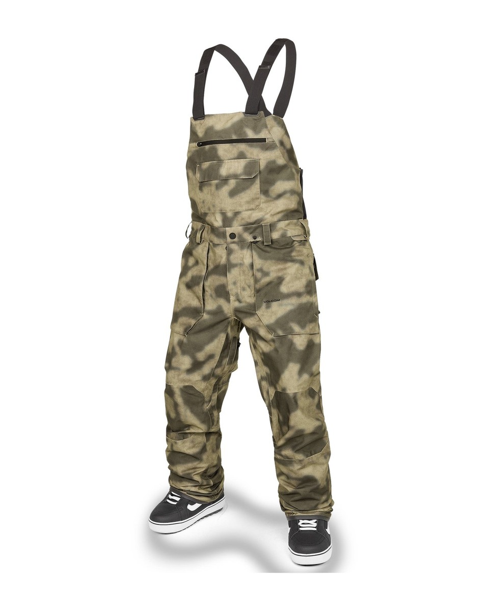 Volcom Roan Bib Overall Men's Snow Pants, Camouflage, Medium | eBay