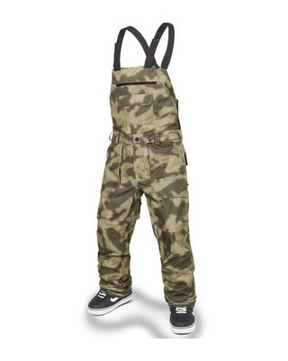 Volcom Roan Bib Overall Men's Snow Pants, Camouflage, Medium | eBay