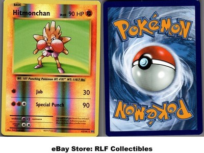 2016 Pokemon, XY Evolutions, #62/108 Hitmonchan, Reverse Holo Rare