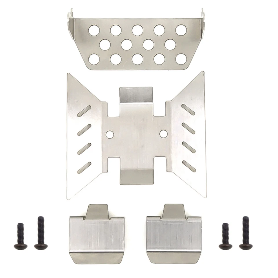 Metal Chassis Guard With Screw For Axial SCX10 III 1/10 RC Crawler Car DIY Parts - Image 2 of 4