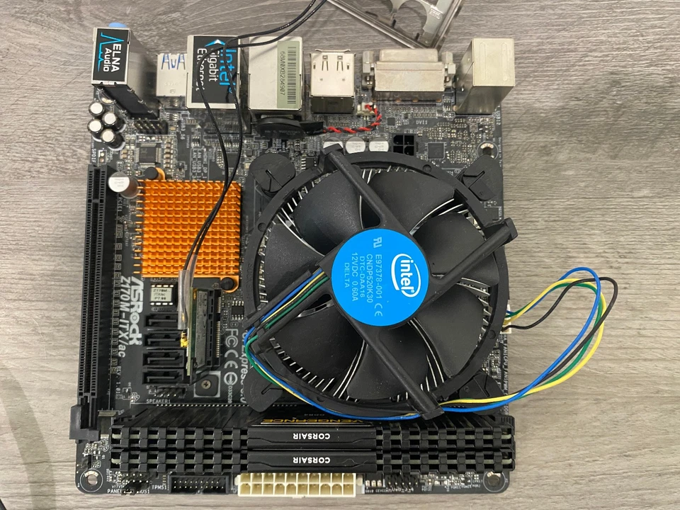 Intel CPU, AsRock MB, Corsair LPX RAM, Cooler Computer Bundle, Working, Tested - Image 2 of 4