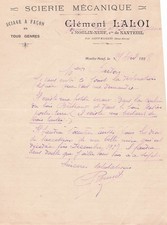 79 MOULIN NEUF scieur LALOI 1928 bois