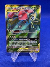 2019 Pokemon Sun & Moon Team Up Celebi & Venusaur GX 159/181 Full Art Ultra Rare