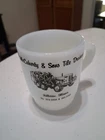 Vintage Fire King  Advertising Mug