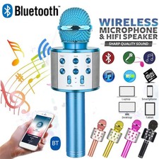 Bluetooth Karaoke Mikrofon Tragbares Handmikrofon Lautsprecher f&uuml;r Gesang KTV