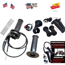 Auto-Moto Handle Bar Throttle Grips Grip +Throttle Cable + Throttle Housing C...