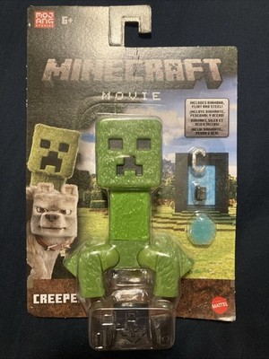A Minecraft Movie - Creeper Action Figure By Mattel With Accessories - New 