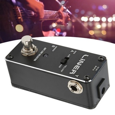 ALR-3 Effekte Loop Umschalter Pedal für Gitarre AB Eingang Y Ausgang Metall Des