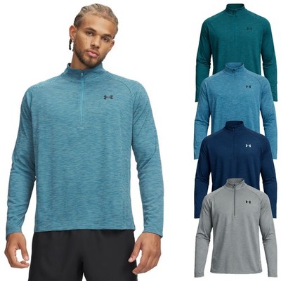 Under Armour Herren Tech strukturierter halber Reißverschluss Oberteil UA Fitnessstudio Training Golf Pullover
