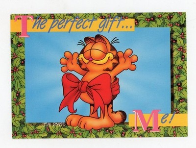 Vintage Postcard Garfield Unposted NOS 4x6 The Perfect Gift Me 1978
