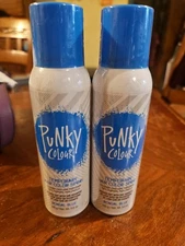 Lot Of 2 Punky Colour Bengal Blue Temporary Hair Color Spray 3.5 oz
