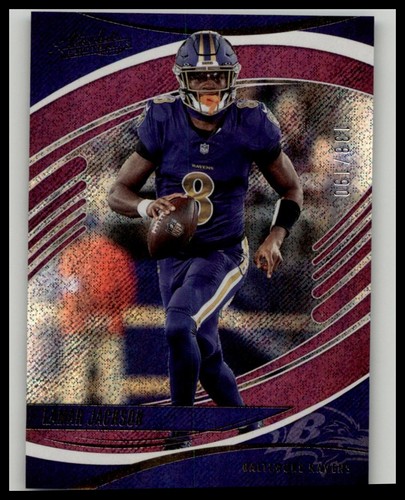 Lamar Jackson [Purple] #97 2025 Panini Absolute card
