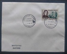 ENVELOPPE PREMIER JOUR TIMBRE N° 1299 HONORÉ DAUMIER OBLITÉRÉ MARSEILLE 1961