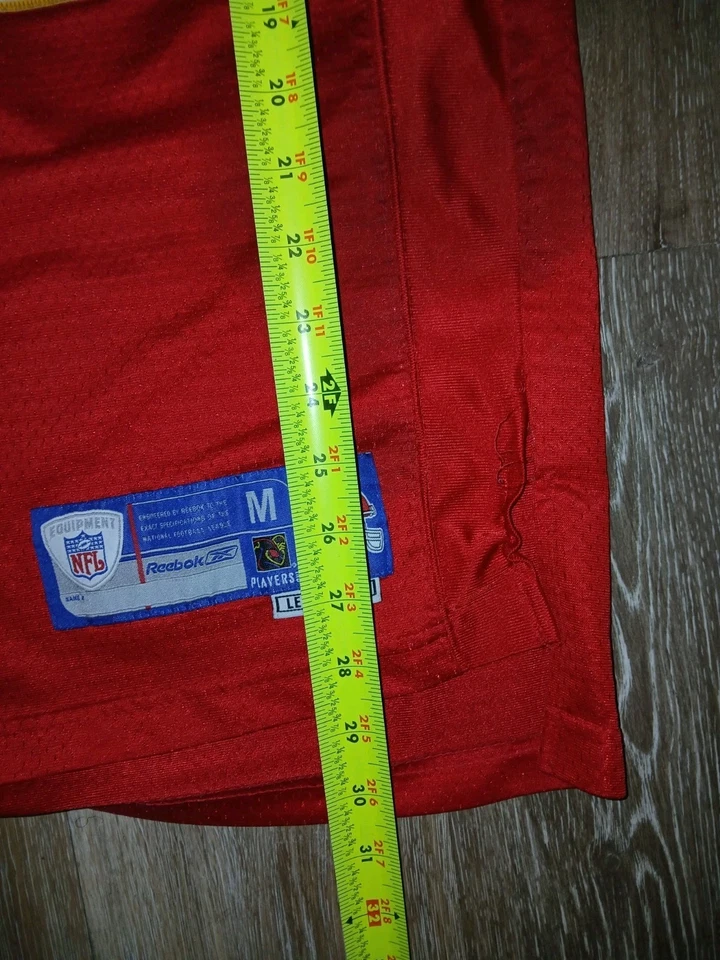 Camiseta deportiva de los Kansas City Chiefs para hombre grande roja NFL fútbol Tony Gonzalez 88 Reebok Foto 4 de 4