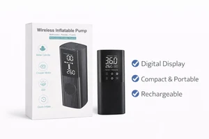 Portable Battery Tire Inflator – Air Pump for Car, Bike, Ball, Motorcycyle