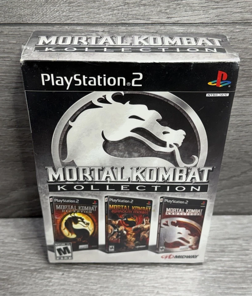 Mortal Kombat Kollection Shaolin Monks Armageddon Deception PlayStation 2 PS2 - Image 2 of 4