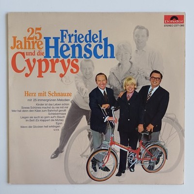 B EX/VG+ 12'' LP 25 Jahre Friedel Hensch und die Cyprys 1970 Polydor 2371 085