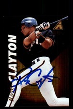 Signed Baseball Card Auto 1995 Zenith #94 Royce Clayton San Francisco Giants