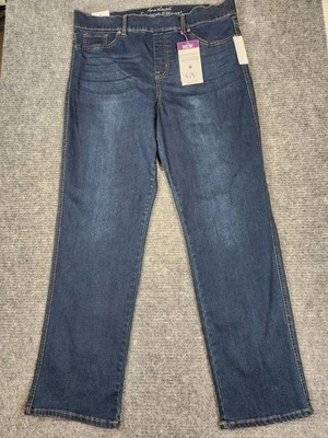 Gloria Vanderbilt Shape Effect High Rise Straight Leg Jeans Kansas Plus 16 NWT