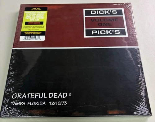 Grateful Dead Dick's Picks  1 Tampa, Florida 1973  4 LPs REMASTER BOXSET BR NEW