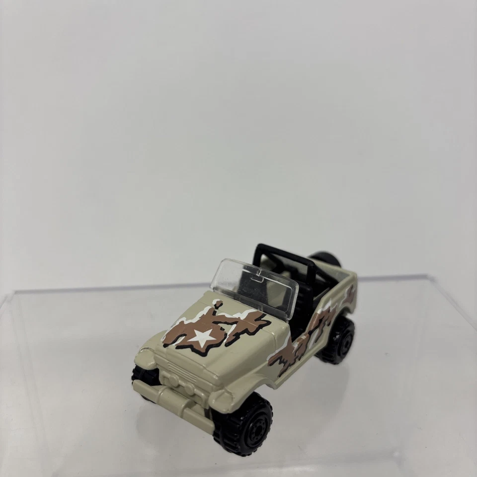 Hot Wheels Action Command Roll Patrol Jeep Camo Loose - Image 3 of 4