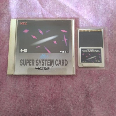 PC Engine Super System Card Ver.3.0 HuCARD CD-ROM² NEC Tested Japan Working 25