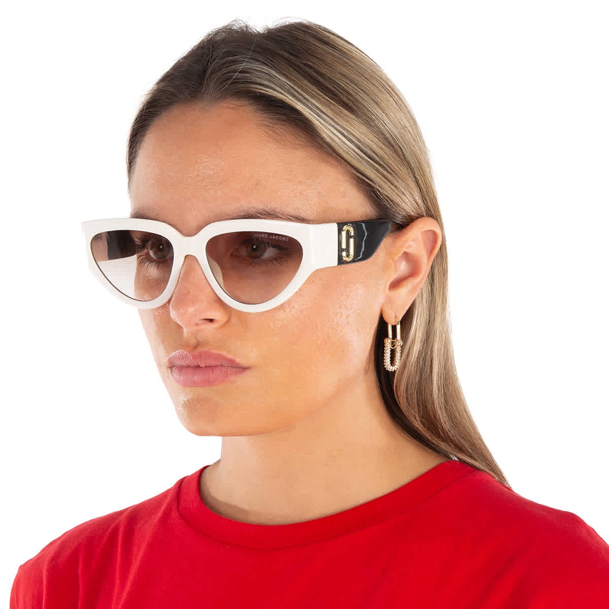 Женские солнцезащитные очки Marc Jacobs с коричневым градиентом кошачий глаз MARC 645S 0CCPHA 57 13890₽