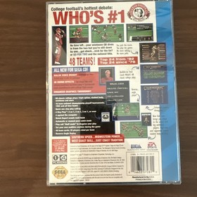 Bill Walsh College Football (Sega CD, 1993) Complete CIB