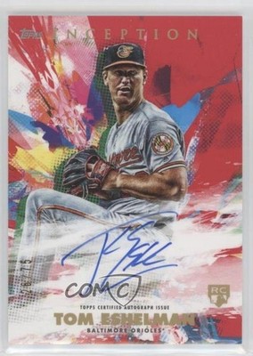 2020 Inception Rookies & Emerging Stars Red 26/75 Thomas Eshelman Auto RC 0a8t